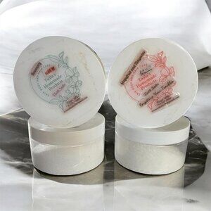 Twila's homemade bath salts in a variety of scents, grapefruit and tangerine